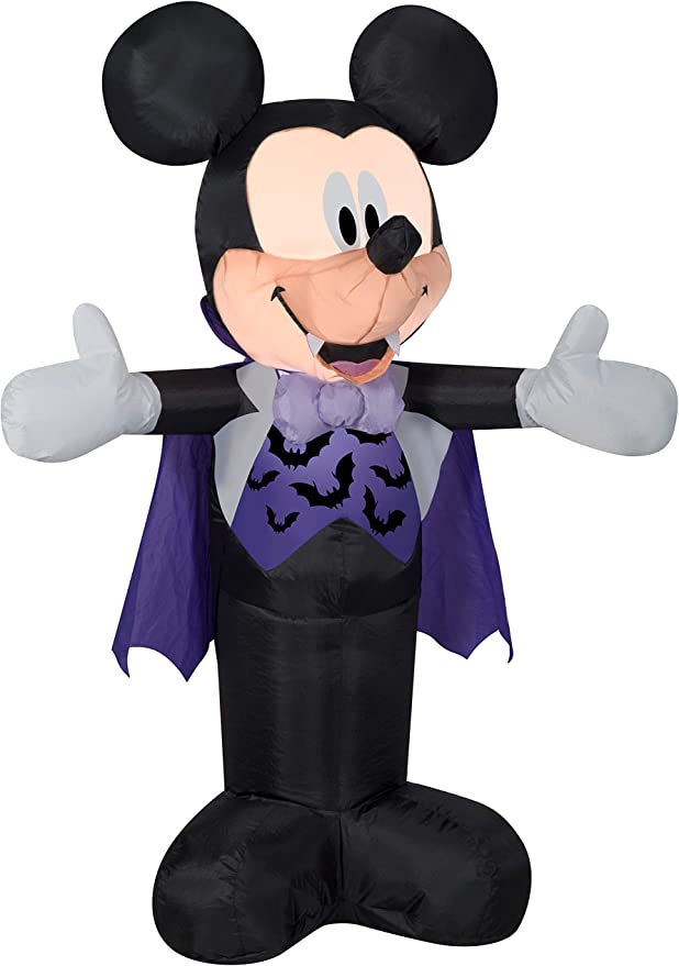 mickey mouse in vampire costume