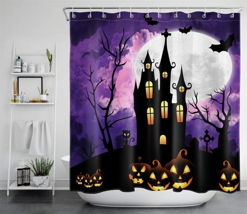 Halloween shower curtains