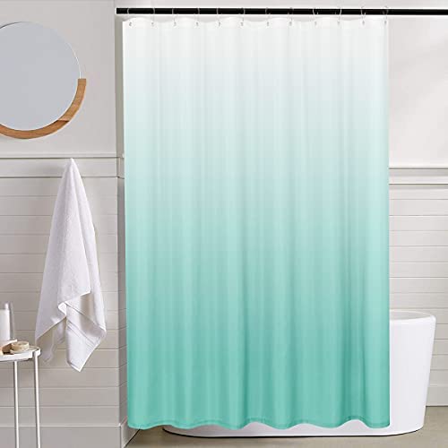 Turquoise shower curtains
