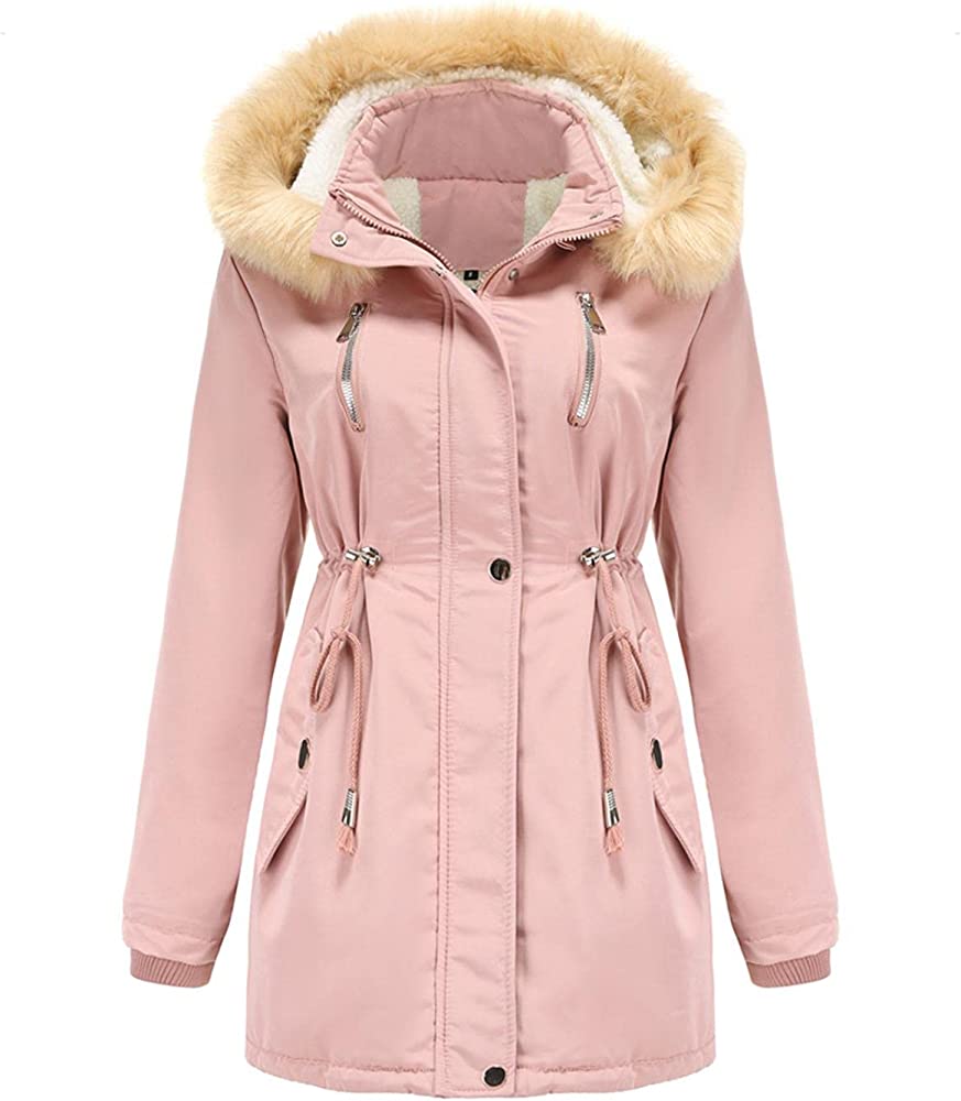 Pink winter coat