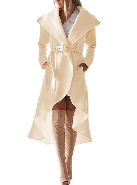 white wrap coat