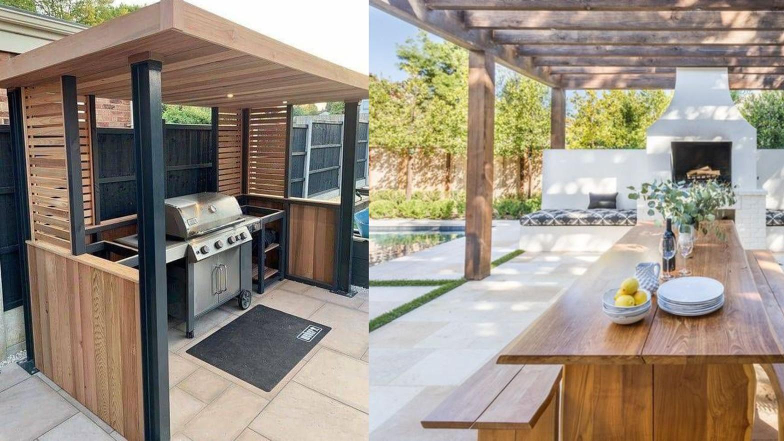 Inexpensive Covered Outdoor Kitchen Ideas
