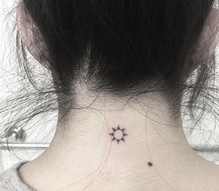 sunshine spine tattoo