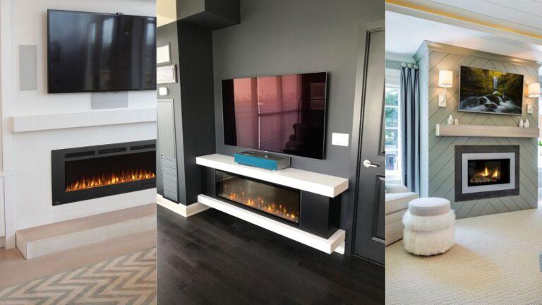 17 Electric Fireplace Ideas With above TV