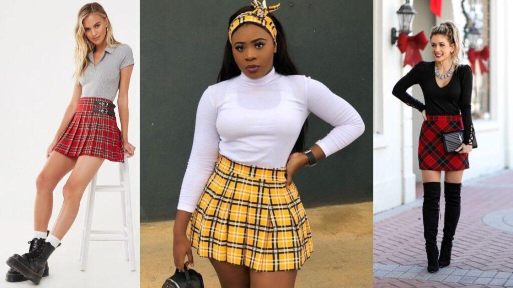 21-Plaid-skirt-outfits-for-Every-Girl-Types-Crazy-Styling