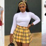 21 Plaid skirt outfits for Every Girl Types Crazy Styling