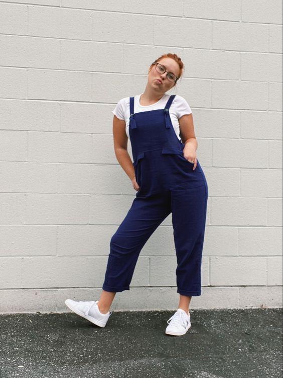 overall + sneakers_one of bad bunny concert outfit ideas