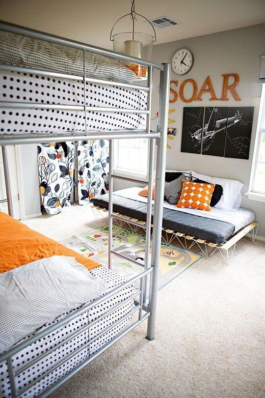 bunk bed in one small room