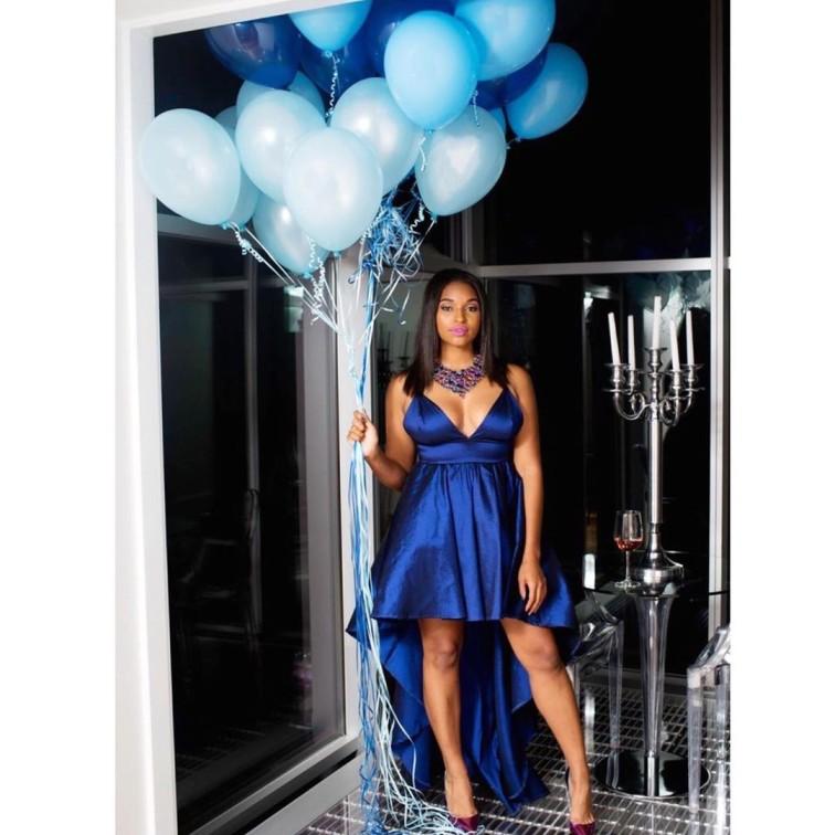 blue prom dress_ one of the baddie birthday outfits