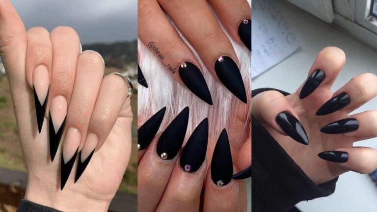 19 Chic Black Stiletto Nails Youll Ever Need