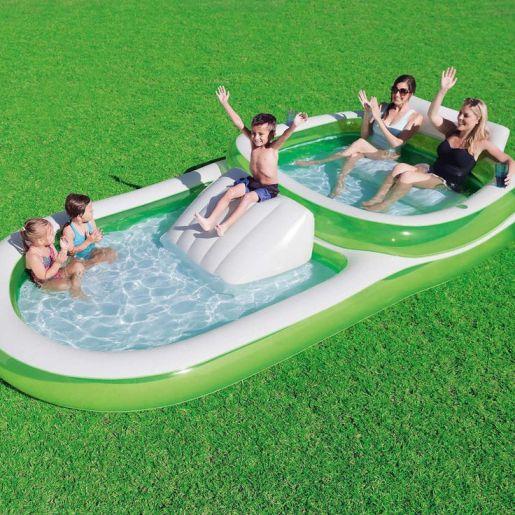 Inflatable above ground pool_one of the Above Ground Pool Ideas on a Budget