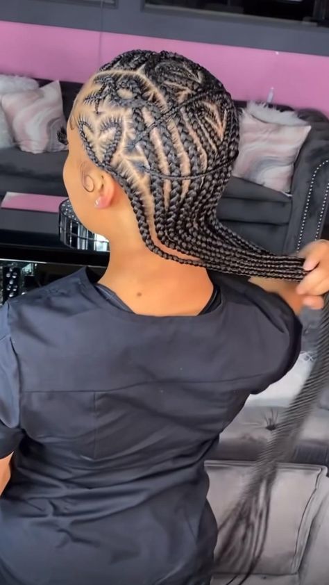 Tribal braids with Rear Heart