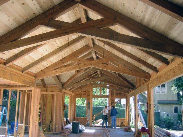 Exposed Beams_one of the great garage ceiling ideas